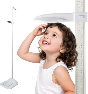 Portable Stadiometer Height Measurement Device Wall Support Detachable Height Measure Scale Measuring Tool 20-210cm 8-83in Accurate Rule for Kids Adults Home School Clinic
