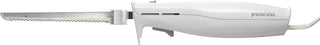 Proctor Silex Easy Slice Electric Knife for Carving Meats, Poultry, Bread, Crafting Foam and More, Lightweight with Contoured Grip, White