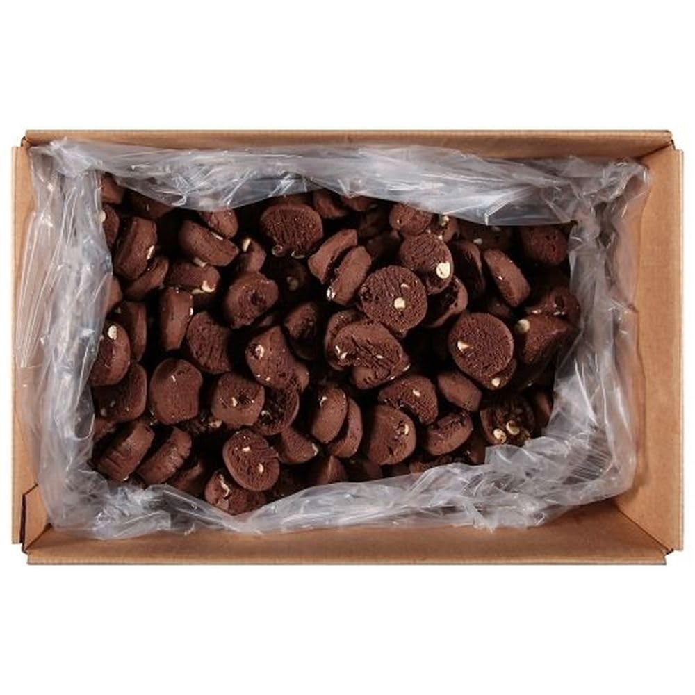 Otis Spunkmeyer Double Chocolate Chip / 1 Ounce / Brown and White Bread