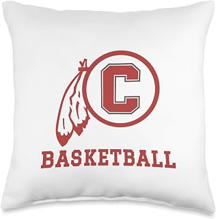 Carlisle High School Blue Aces Basketball Throw Pillow