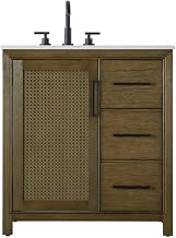 Elegant Kitchen and Bath 32" Single Bathroom Vanity in Hazel Oak
