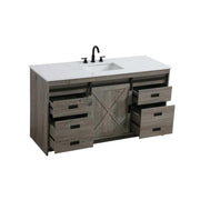 Austin Bathroom Vanity Rustic Grey by Lighting Design – Engineered Wood, Rustic Grey, Model VF90560RG