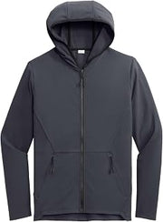 SPORT-TEK Unisex Circuit Hooded Full Zip Graphite