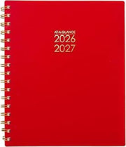 AT-A-GLANCE Harmony Academic 2026-2027 Weekly Monthly Planner, Scarlet, Medium, 7" x 8 3/4"