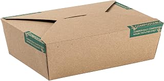 Inno-Pak Compostable #3 INNOBOX Edge™, Brown Kraft, 130-Count