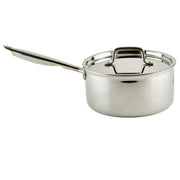 Tri-Ply Sauce Pan by Winco – 4.5 Quarts, Stainless Steel, Silver, Model TGAP-5