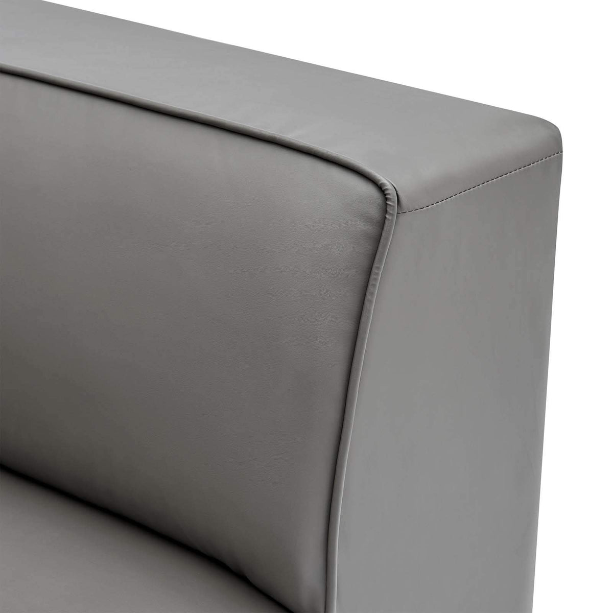 Modway Grey / Modern / Corner Chair Sofas & Couches
