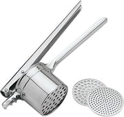 PADERNO World Cuisine stainless potato ricer with three discs 3 3/4" diameter