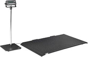 Digital Floor Scale w/Indicator Stand 2,000 lb x 1 lb, 59"L x 20"W x 2-1/2"H Platform