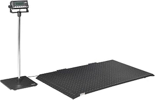 Digital Floor Scale w/Indicator Stand 2,000 lb x 1 lb, 59"L x 20"W x 2-1/2"H Platform