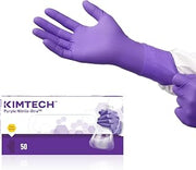 Ansell Kimtech Purple Nitrile-Xtra Disposable Exam Gloves, MD, 50/Dispenser