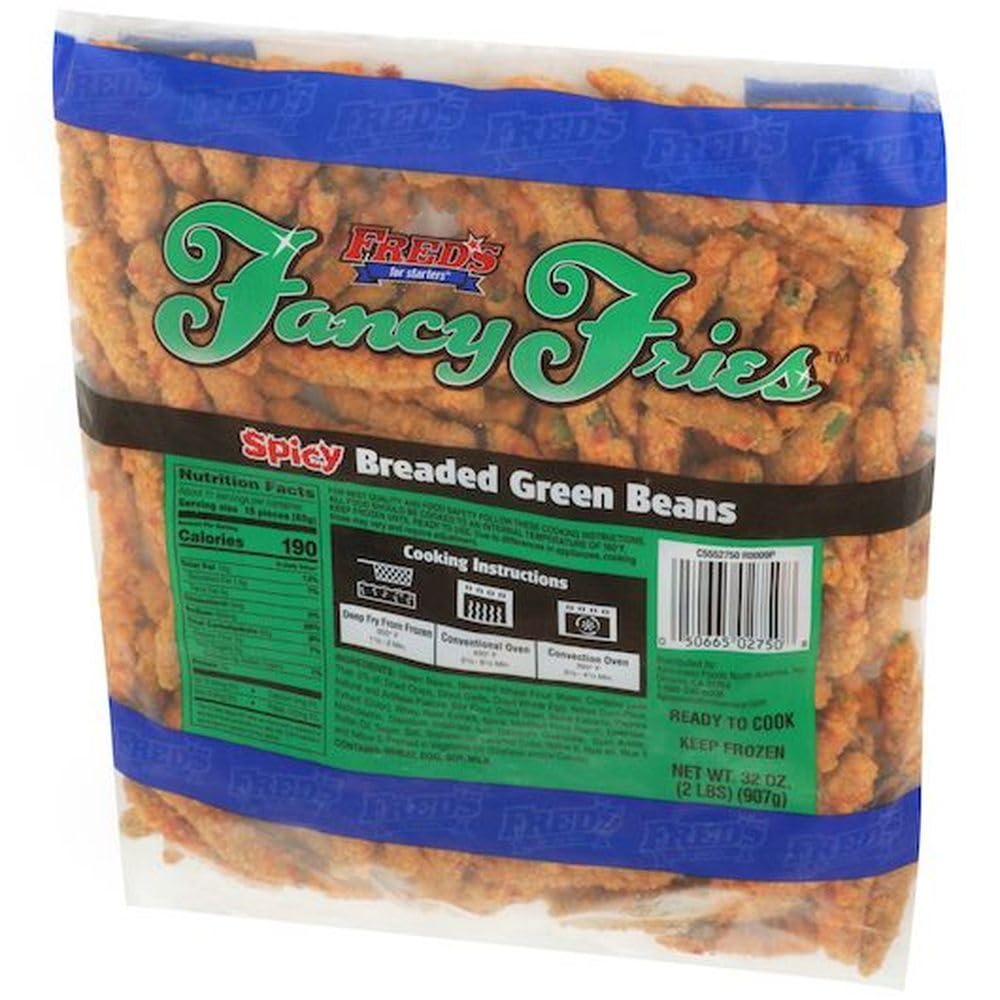 Freds Spicy Breaded Green Bean Appetizer by Windsor Smith – 2 pound, Pack of 6