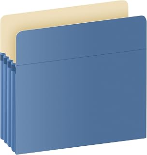 Pendaflex Expanding Desk File, Letter Size, Blue, Each (1524E BLU)