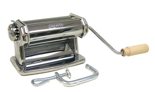 Gary Valenti Pasta Machine by Imperia – 150mm, Steel Stainless, Red, Model IMPERIA _162_8005782001629
