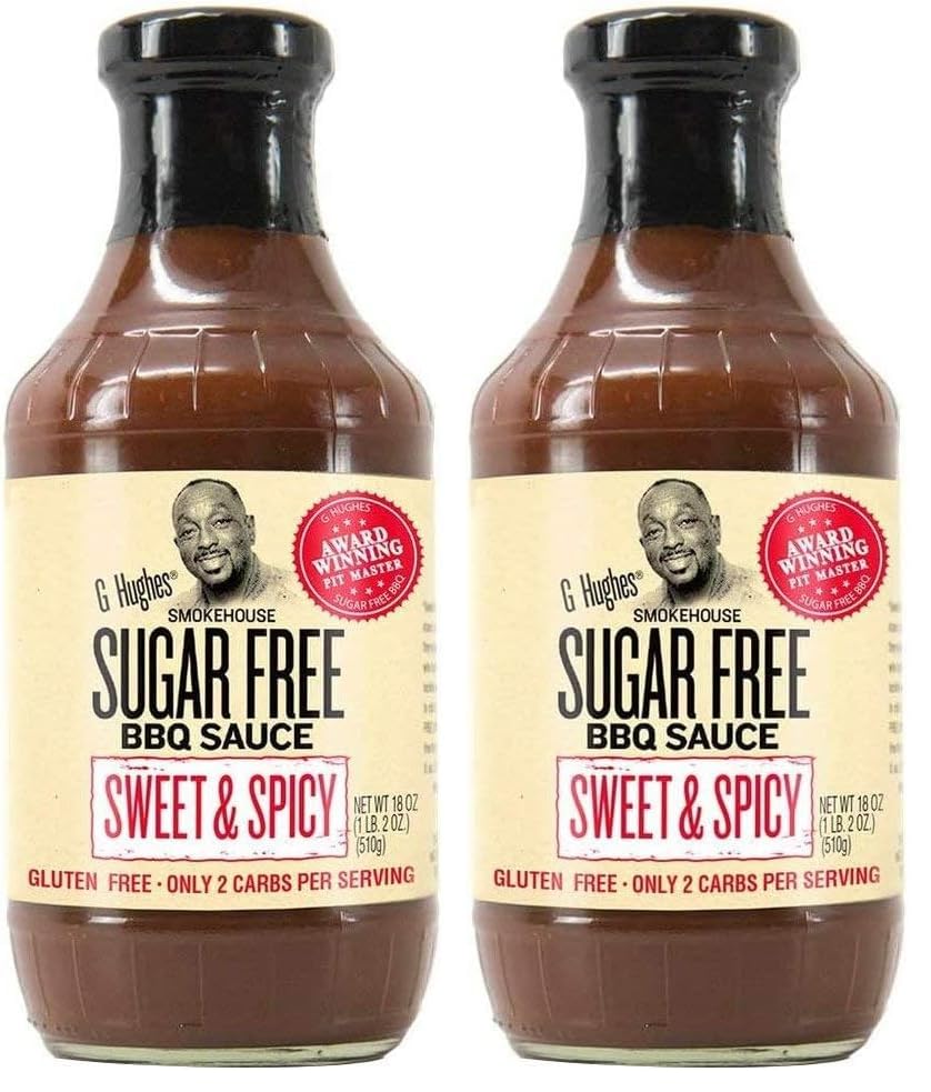 G Hughes Spicy & Sweet / 1.12 Pound (Pack of 2) / 2 Barbecue