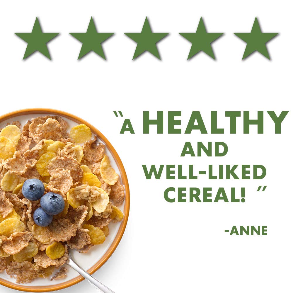 Cereal - Organic Corn Flakes Wheat Flakes Whole Grain Oats and Honey - Case of 10-13.5 oz. by Cascadian Farm – One Size, No Color, Pack of 10, Model 18923