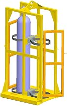 M&W Cylinder Bottle Lifter 16307-2 Cylinders, 26"W x 64-1/2"H, 750 Lb. Cap.