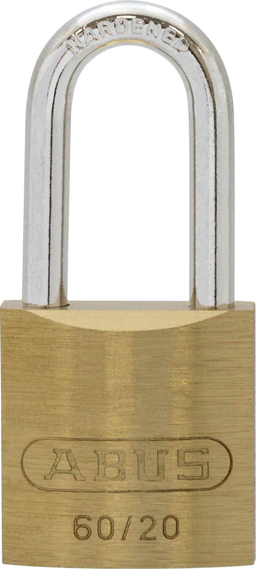 20469 30mm Brass Padlock Keyed Modern by ABUS – 30 mm, Brass, Gold, Model 60/50HB50