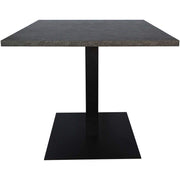 Grosfillex Exterior Vanguard 36"x36" Table Top -Dark Concrete by GROSFILLEX INC – Commercial Grade