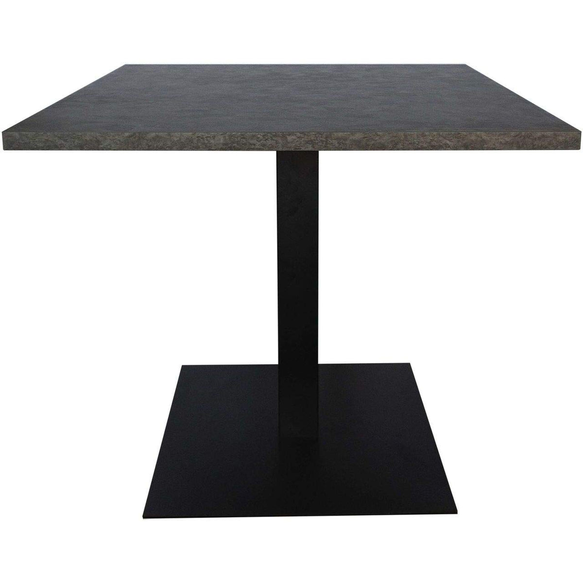 Grosfillex Exterior Vanguard 36"x36" Table Top -Dark Concrete by GROSFILLEX INC – Commercial Grade