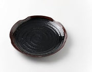 Thunder Group Asian Melamine Temoku Shape Plate 8 1/4 inch