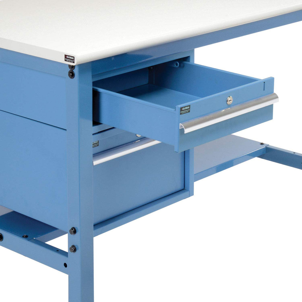 48" W x 36" D Workbench by Global Industrial – Steel, Blue, Model 319291BL