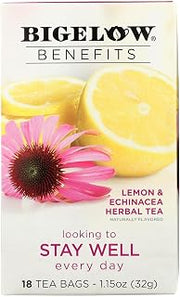 Bigelow Tea TEA, LEMN ECHINA, STAY WELL , Pack of 66