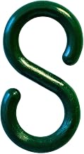 Mr. Chain S-Hook, Acetal Copolymer, 2", Green, 10/Pk
