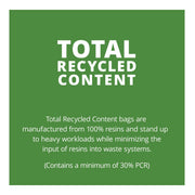 Stout by 40-48 Gallon Heavy Duty Total Recycled Content (TRC) Trash Bags by ENVISION – 1 Count (Pack of 100), 45.0 gallons, Plastic, Brown, Pack of 100