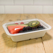Plant-Based Compostable 16oz Gourmet Range Base (Case of 600) by Vegware – Size 3, 16oz, 16 ounces, Bagasse, White, Pack of 600