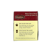 Celestial Seasonings Black Cherry Berry / 20 Count (Pack of 2) / 2 Tea Samplers