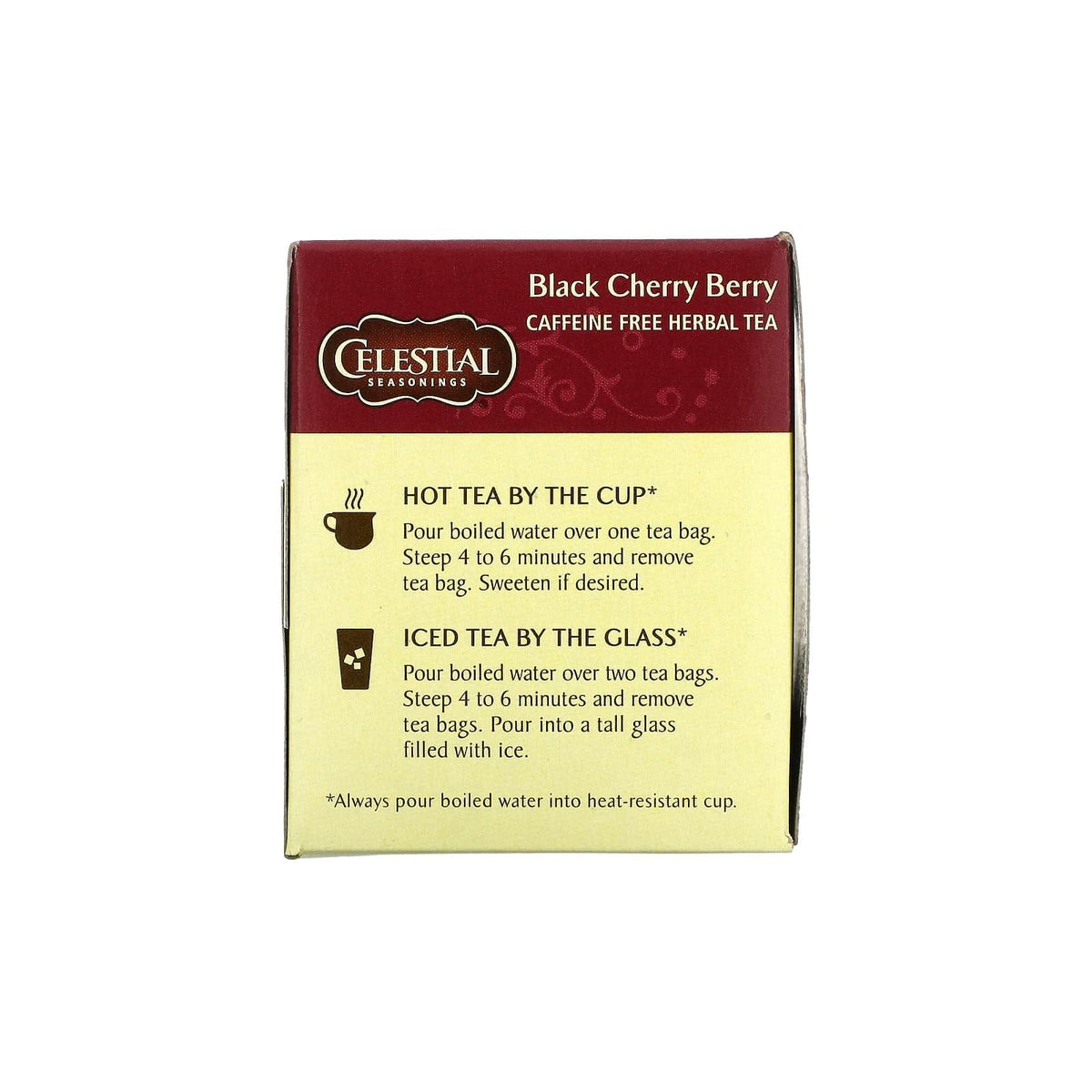 Celestial Seasonings Black Cherry Berry / 20 Count (Pack of 2) / 2 Tea Samplers