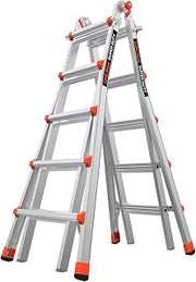 Little Giant Super Duty, 22 ft Multi-Position Ladder, 10403 | Aluminum Multi-Position Ladder, Type IAA 375 lbs. Weight Rating