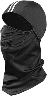 OccuNomix Cold Stress Balaclava - Reflective Stripe - Wear 3 Ways - SS260-BK-STR Black