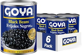 Goya Black Beans, 110 Ounce (Pack of 6)
