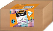 BIC Xtra Smooth #2 Mechanical Pencil Pastel Edition, 0.7mm, 144 Pack