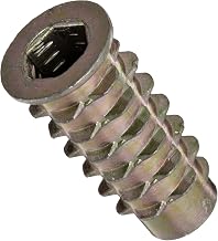 E-Z LOK Thread Insert, Hex Flanged, 0.25-20, 25mm, 50 ct
