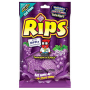 Rips Bite Size Grape Licorice Pieces by The Foreign Candy Company, Inc. – 4 Ounces, Pack of 12