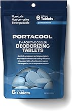 Portacool Deodorizing Water Treatment Tablets, Light Cherry Scent, 6-Pack | For Use in All Evaporative Coolers