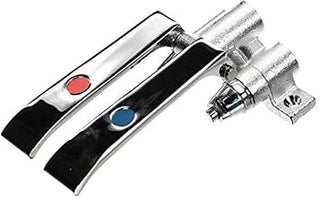 Encore Knee Valve with Dual Pedal and Rough Chrome Valve Body