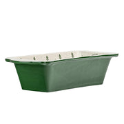 Christmas Tree Bake and Serve Loaf Pan by 10 Strawberry Street – Bake & Serve Loaf, Ceramic, Christmas Tree Green, Model XTREE-LOAF-DS