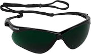 KLEENGUARD Nemesis CSA Safety Glasses (20640), CSA Certified, IRUV Shade 5.0 Lens with Black Frame, 12 Pairs / Case