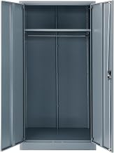 Global Industrial Wardrobe Storage Cabinet with Garment Rod, Steel