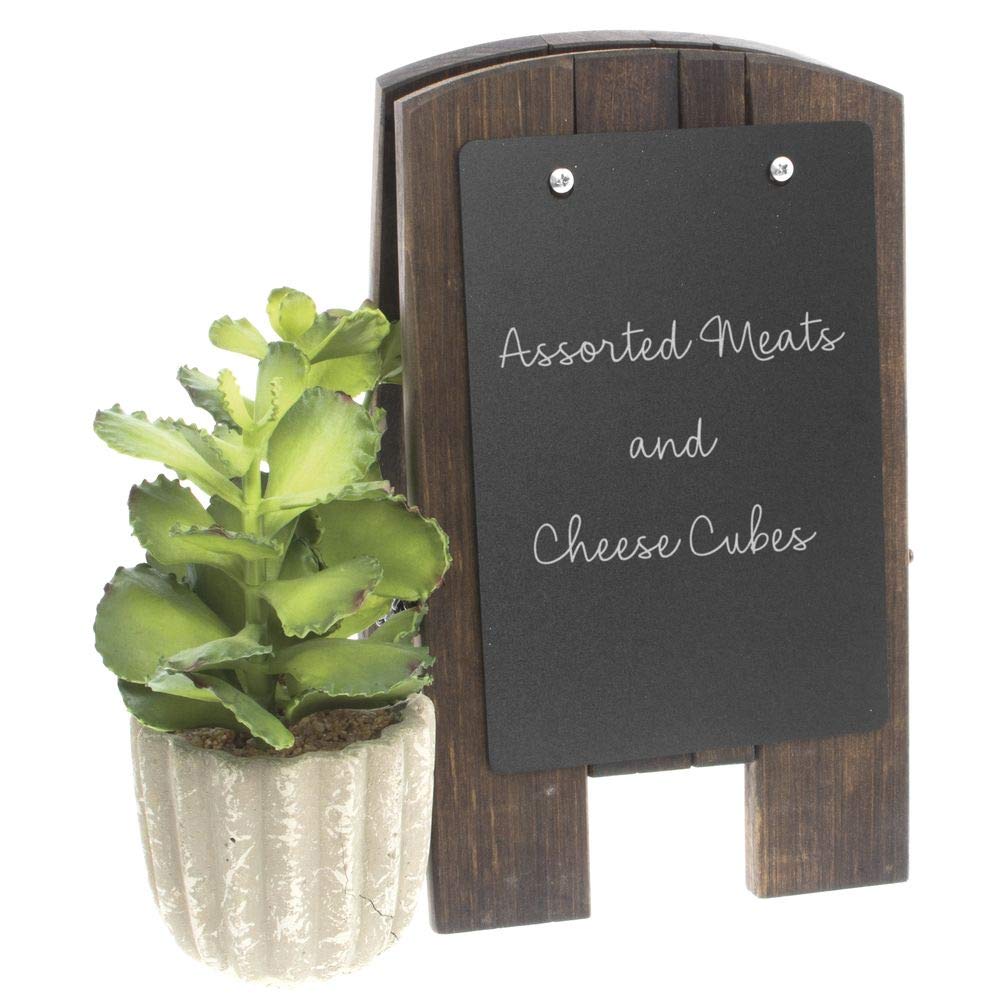 H Risch Counter Talker 13"x8" Counter Easel with Two Chalkboards by H RISCH INC – Model TALKER-C-CHALK