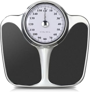 Mechanical Bathroom Scale, High Precision Body Weight Scale, Anti-Skid Sturdy Metal Platform, Oversized Dial, No Battery Required, Accurate Weight Measurement