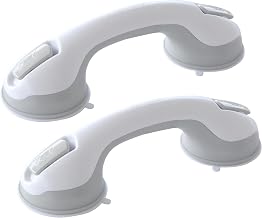 12 in. Repositionable Suction Grab Bar - 2 Piece Set