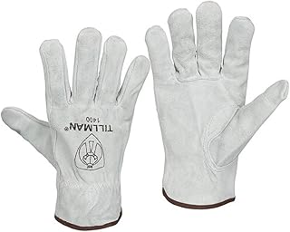 Tillman 1400 White Shoulder Split Cowhide Drivers Gloves, X-Large