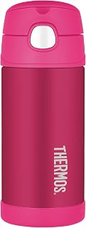 Thermos FUNtainer Straw Bottle, Pink, 355 ml