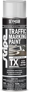 Seymour 20-782 Stripe Solvent Base Extra Traffic Marker, White