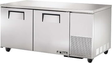 True TUC-67F Series Undercounter Freezer Solid Door Two Section Deep